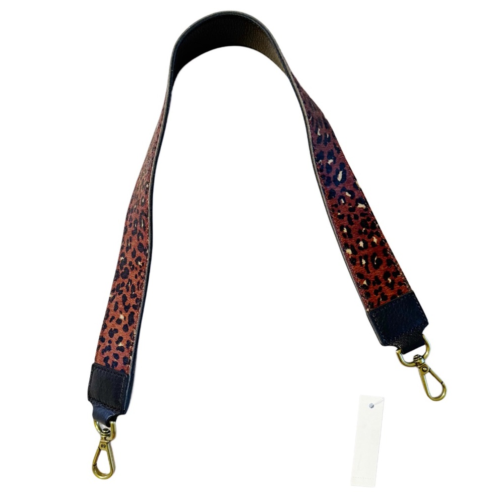 Madewell shoulder bag strap leopard calf hair NWT